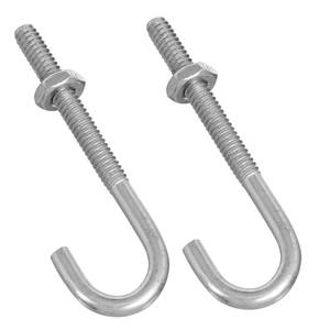 Fabricant chinois de crochets de toiture en acier inoxydable 304 sur mesure, boulons à crochet J M5 M6 avec écrou - Product Image 2