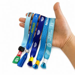 สายรัดข้อมือผ้า NFC แบบกำหนดเองสำหรับงานอีเว้นท์/เทศกาล สายรัดข้อมือผ้าทอ NFC/กำไลข้อมือผ้าทอ NFC - Product Image 3