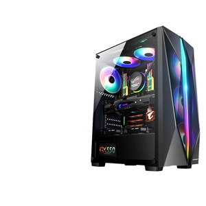 Boîtier d'ordinateur en acier EVESKY Phantom Opera I Full Tower, châssis complet avec côtés transparents, RGB, refroidissement par eau, ATX, ports USB 3.0 - Product Image 1