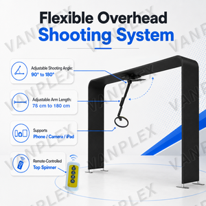 Photomaton 360° automatique avec rotation, machine à photos et vidéo en ralenti <span class=keywords><strong>pour</strong></span> <span class=keywords><strong>mariage</strong></span>, événement, fête, <span class=keywords><strong>location</strong></span> - Product Image 3