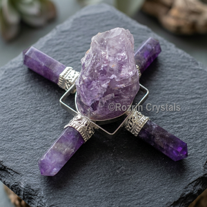 Amethyst raw energy healing Healing generator for sale Raw <b>crystal</b> energy generator Amethyst healing generator - Product Image 3