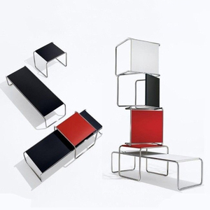 Moderno e minimalista <span class=keywords><strong>tavolino</strong></span> <span class=keywords><strong>rettangolare</strong></span> soggiorno Nordic medio-di età compresa tra combinazione piccolo appartamento divano tabella di copertura in acciaio - Product Image 2