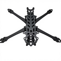 Kit de châssis FPV en fibre de carbone 7 pouces 10 pouces 295 mm 427 mm, bras de 5 mm, moule privé, marque OEM pour accessoires de drone longue portée