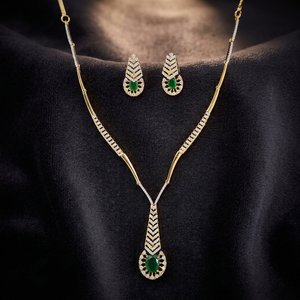 Collier de perles classique Kanhai Jewels avec plaqué alliage de cuivre bicolore, forme papillon, pour occasions de fête, modèle 445554 - Product Image 1