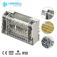 2극 공장 공급 전기 단자 125A 500V 전원 전기 커넥터 10-35mm² 분배 단자대