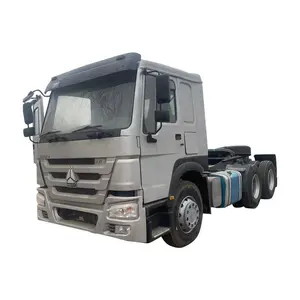 Used SINOTRUK HOWO Heavy Trucks 371hp 6x4 Tractor Trucks Euro 2 Tractor Truck Head Urban Waste Car Traction Locomotive