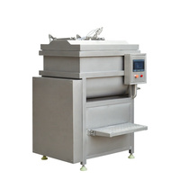 Machine à mélanger la viande sous vide commerciale en acier inoxydable 380V 5.15-14.7KW 350-1200L BATCH 230-840KG, machine à mélanger les saucisses