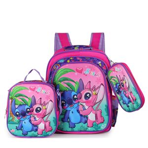Sac à dos pour <span class=keywords><strong>enfants</strong></span> en trois parties, 16 pouces, en nylon, dessin animé, peut être attaché à un <span class=keywords><strong>chariot</strong></span> pour les élèves du primaire, pour garçon et fille - Product Image 5
