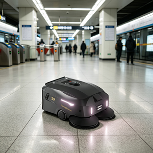 Unattended cleaning robotics with automatic garbage sorting design perfect for retail shops and metro station floor care - Product Image 1