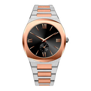 Vente en gros d'usine, montre à quartz de luxe en acier inoxydable pour hommes, design tendance, verre saphir, étanche, lumineux, 20mm - Product Image 4
