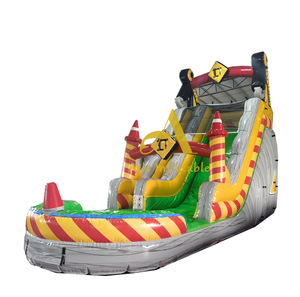 Nhà <span class=keywords><strong>s</strong></span>ản xuất <span class=keywords><strong>Inflatable</strong></span> ướt và khô trượt ngoài trời chủ đề trượt <span class=keywords><strong>Inflatable</strong></span> nhảy trượt với hồ bơi trẻ em - Product Image 1