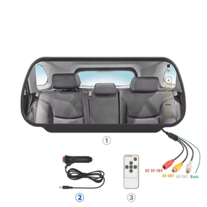 Monitor de espejo retrovisor AHD IPS de 7 pulgadas con certificación de calidad coreana. - Product Image 2