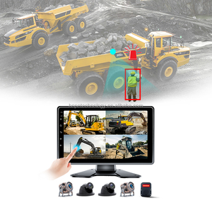 터치스크린 IPS 10.1인치 <span class=keywords><strong>4</strong></span>채널 AHD <span class=keywords><strong>DVR</strong></span> 모니터 AI BSD 나이트 비전 후방 시스템 버스 및 트럭용 - Product Image 2