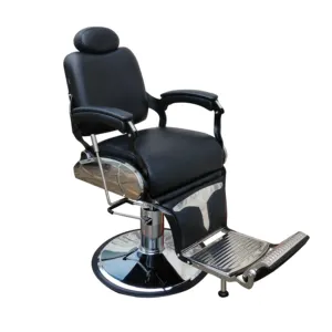 黑色金属沙龙发发设备理发店家具古董沙龙理发椅理发师理发椅