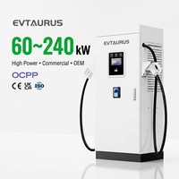 Borne de recharge rapide DC pour véhicules électriques OEM, compatible CCS1/CCS2/CHAdeMO/GBT, 120 kW, 160 kW, 180 kW, 240 kW, avec OCPP, POS, WiFi et 4G