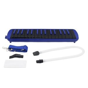<span class=keywords><strong>Profesional</strong></span> 32 teclas Color azul <span class=keywords><strong>Melodica</strong></span> teclado escuela enseñanza instrumento Musical con estuche de transporte - Product Image 3