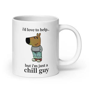 <span class=keywords><strong>Je</strong></span> suis juste un gars froid chien tasse à café en céramique tasse à thé nouvelle célébrité Internet - Product Image 4