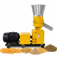 Henglu Nouvelle machine à granulés domestique 220V, haute efficacité, capacité de 100 kg/h pour la fabrication d'aliments pour volailles et bétail