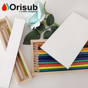 High quality personalized wooden pencil box with custom logo