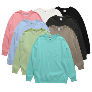 <span class=keywords><strong>Felpa</strong></span> in cotone pettinato pesante 350g autunnale da uomo e donna, girocollo oversize, stile retrò casual, marchio di moda <span class=keywords><strong>Ami</strong></span> Kaji - Product Image 5