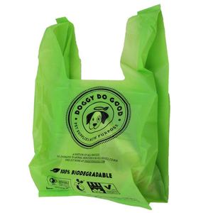 ถุงช้อปปิ้งพลาสติกแบบพิมพ์ลาย รีไซเคิลได้ แบบเสื้อยืด - Product Image 1