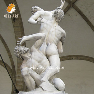 A grandezza naturale classico intagliato a mano famosa scultura stupro della donna sabina <span class=keywords><strong>statua</strong></span> in <span class=keywords><strong>marmo</strong></span> bianco - Product Image 4