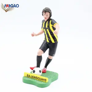 Polyresin Lifelike Figure Fashion Cut Bobble Head Dolls Classic Resin Basketball Baseball Bobblehead