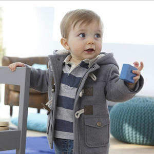 Vestes pour bébés garçons, manteau chaud en coton pour enfants de 1 à 5 ans, avec fermeture éclair, trois boutons, à capuche, vêtements décontractés pour enfants de 1 à 5 ans - Product Image 4