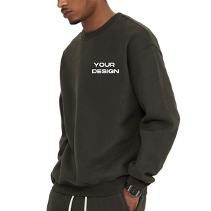 <span class=keywords><strong>Felpa</strong></span> da <span class=keywords><strong>uomo</strong></span> personalizzata Oversize verde alla moda grigio <span class=keywords><strong>felpa</strong></span> girocollo pesante girocollo nero girocollo per <span class=keywords><strong>uomo</strong></span> - Product Image 1