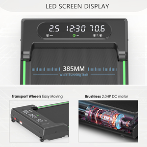 Tapis Roulant Mini per Casa 2025, Macchina da Camminata Sotto Scrivania, Tapis Roulant Pieghevole per Fitness Domestico - Product Image 4