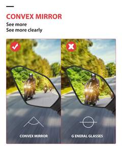 Espejo Retrovisor Universal para Motocicleta de 7/8 Pulgadas (22 mm), Espejo Lateral Trasero con Marca E y Perno Roscado M8/M10 - Product Image 4