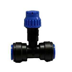 Gotero ajustable de 9.5 mm para tuberías de PE, negro, para riego de plantas, fácil de instalar - Product Image 1