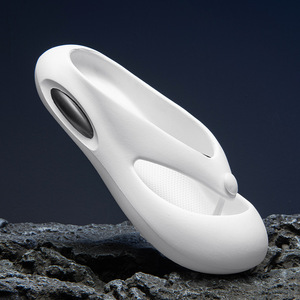 Sandalias de Playa Unisex de Verano, Estilo Nuevo, con Parte Superior de Plástico y EVA, Punta Cerrada, Plataforma, para Exteriores, Dormitorio, Impermeables - Product Image 3