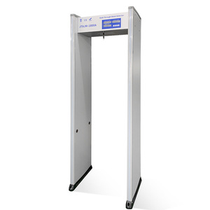 Yüksek hassasiyet 18 bölgeleri güvenlik muayene su geçirmez kapı çerçevesi demir tespit <span class=keywords><strong>Metal</strong></span> dedektörü güvenlik kapısı ile yürümek - Product Image 1