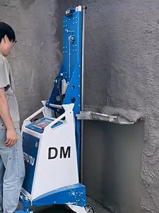 آلة رش الملاط الكهربائية الصغيرة الأوتوماتيكية بالكامل والذكية، روبوت لرش الجص، أداة لتصميم وطلاء الجدران بالأسمنت - Product Image 1