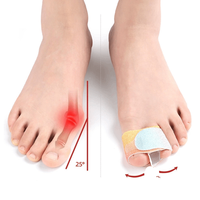 Attelle orthopédique correctrice pour hallux valgus, séparateur d'orteils, coussinet en gel, soulagement de la douleur, support et protection