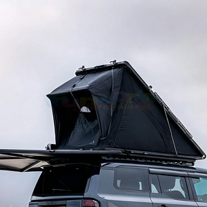 Camping Outdoor Aluminum Roof Top Tent <b>Car</b> Rooftop Tent Hard Shell Triangle Dachzelt Clamshell Campers Hard Shell Top Roof Tent - Product Image 5