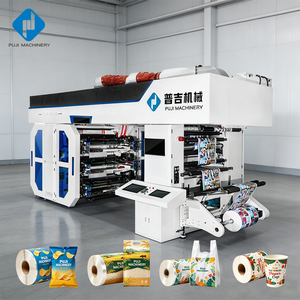 Máquina de Impresión Flexográfica de Alta Precisión con Servomotor Tipo Sleeve para Impresión de Papel Joss, Dinero Falso y Etiquetas en 2, 4 y 6 Colores - Product Image 1