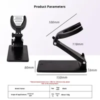 Lecteur de codes-barres sans fil pliable universel noir, support fixe, garantie 10 ans - Accessoires Deli Honeywell