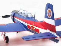 Équipe de démonstration PLAAF FMS 1200mm CJ-6 V2 Trainer PNP Avion RC Planeur Kit avec volets fonctionnels et LED