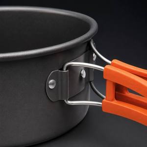 Set di Pentole e Stoviglie da Campeggio RUNSINE in Acciaio, Capacità 1-2L, Pentola Portatile per Picnic ed Escursioni - Product Image 5