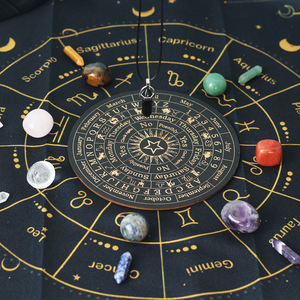 Natürliche Kristall-Hexerei-Box Stein-Sets Trockenblumen Anpassbares Logo Heilkerzen-Set Hexenmagie Quarz-Chips für Geschenksets - Product Image 4