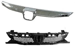 Grille de pare-chocs supérieure avant pour Honda <span class=keywords><strong>Civic</strong></span> <span class=keywords><strong>2009</strong></span> 2010 2011 accessoires de voiture <span class=keywords><strong>calandre</strong></span> noire texturée automatique HO1200198 71121-SNA-A50 - Product Image 4