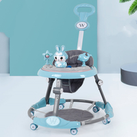 Kualitas tinggi bulat sederhana untuk bayi Walker musik dan kereta bayi dengan rangka plastik yang ditingkatkan