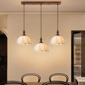 Nuovo stile cinese luce a sospensione per interni retrò tessuto moderno camera da letto lampadario in ferro battuto protezione per gli occhi lampada regolabile in altezza - Product Image 4