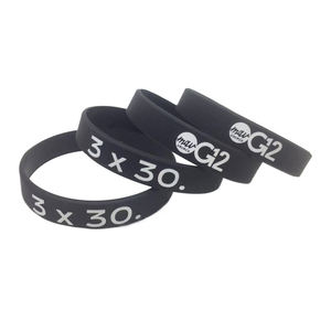 이벤트를위한 맞춤형 실리콘 팔찌 맞춤 프로모션 볼러 밴드 - Product Image 5