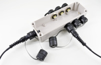 Kabel Serat Optik Luar Ruangan 5G Tahan Air IP68 ODVA LC Duplex SC MTP MPO 12 Serat Berlapis Baja dalam Gulungan untuk Siaran