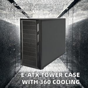 Boîtier de tour Plusieurs baies de lecteur optique prend en charge E-ATX carte mère ITX 360 refroidissement par eau alimentation redondante serveur en plastique - Product Image 2