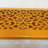 Grille de ventilation décorative de style européen découpée au laser, panneau de sortie d'air en aluminium, motif personnalisé disponible