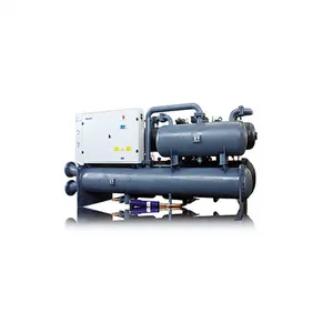 Haier Gree Brand 175KW-800KW Water Cooled Screw Industrial Water Chiller R134a Shell and Tube Screw Semi-hermetic 3 Years 5800kg
